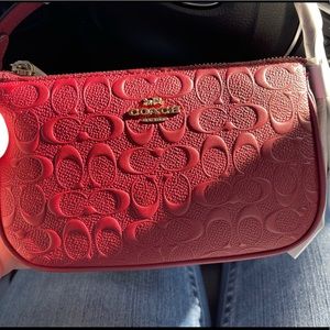Coach Nikita 19 Purse Red